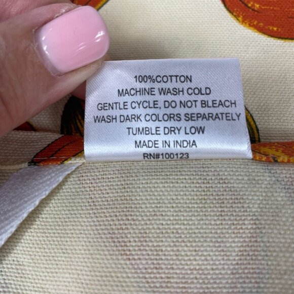 Karis Harvest Squash Pumpkin Print Cotton Kitchen tea Towel Fall Thanksgiving - Picture 3 of 4